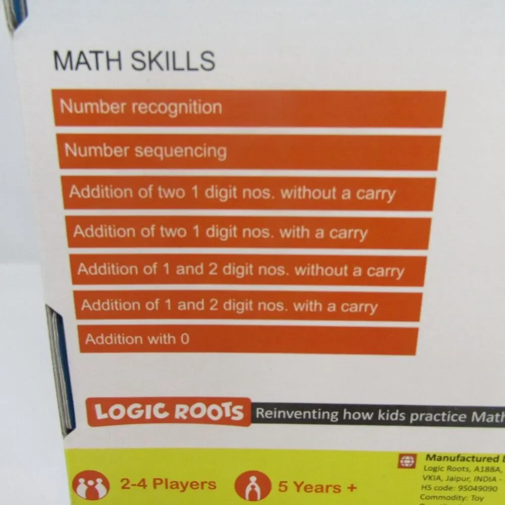 Logic Roots Ocean Raiders & Feed My Pets Board Games STEM Math Learning Set